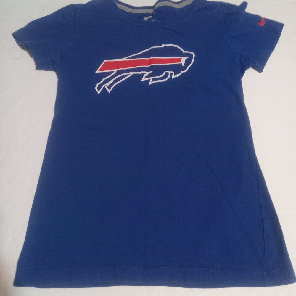 Nike Boys Slim Fit Buffalo Bills Short Sleeve T Shirt L